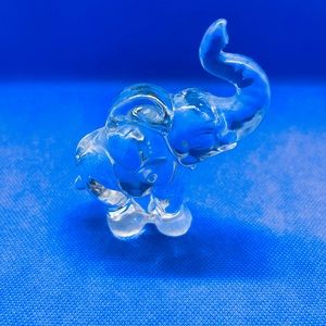 Small Kosta Boda Clear Crystal Elephant
